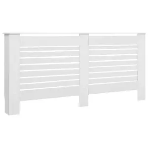 Radiator Cover White 172x19x81.5 cm MDF