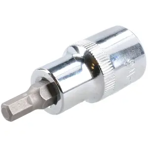 6mm Hex Bit Metric Allen Socket Male 1/2" Drive 55mm Length Strengthened Tip