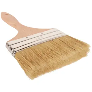 Paint Brush for a Smooth Finish Painting with Emulsion, Gloss, Satin Paints on Walls, Ceilings, Wood, Metal - 102 mm