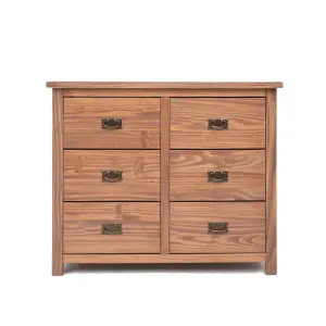 Padua 6 Drawer Chest of Drawers Bras Drop Handle