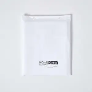 Homescapes White Egyptian Cotton Fitted Sheet 1000 TC, Double