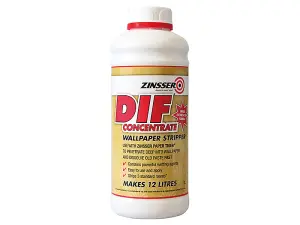 Zinsser 2.5L Dif Wallpaper Stripper Concentrate For Fast And Easy Removal Of Wallcoverings