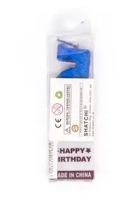 Shatchi Blue 5 Number Candle  Birthday Anniversary Party Cake Decorations Topper