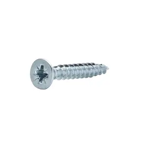 Diall Double-countersunk Zinc-plated Carbon steel Screw (Dia)6mm (L)40mm, Pack of 20