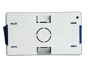 Dencon 2-Gang 36mm Dry Lining Box with Adjustable Knockouts for Effortless Installation