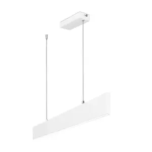 Luminosa Thin LED Linear Pendant White 22.9W 3000K 751lm