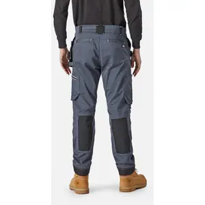 Dickies Universal Flex Slim Fit Work Trousers Grey - 32R