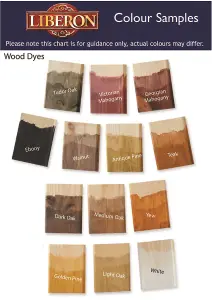 Liberon 014334 Palette Wood Dye Walnut 250ml LIBWDPW250