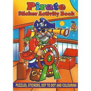 WF Graham Pirate Activity Book (Pack of 12) Multicoloured (One Size)