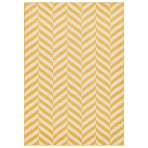 Grey Chevron Modern Striped Geometric Easy to clean Rug for Dining Room-120cm X 170cm