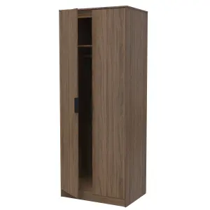 Fuji 2 Door Wardrobe in Carini Walnut (Ready Assembled)