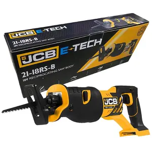 JCB 18V 18RS-B Reciprocating Saw Recip Sabre Saw Cordless - Bare Tool