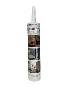 Rebel Of Styles Polymer Grab Adhesive Glue Black 290ml Cartridge - Interior use - Pack of 3