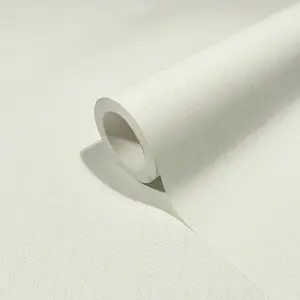 Galerie Heritage Structure White Green Plain Texture Wallpaper Roll