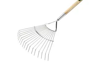 Spear & Jackson 3982KEW Kew Gardens Collection Neverbend Stainless Lawn Rake