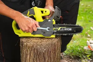 Ryobi ONE+ Compact 20cm Chainsaw 18V (RY18CS20A-0) - TOOL ONLY, BARE UNIT