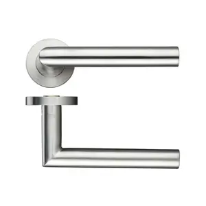 Latch Door Handle ZCS010 (Set of 2) Satin Stainless