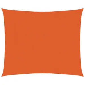 Berkfield Sunshade Sail 160 g/m2 Orange 3.6x3.6 m HDPE