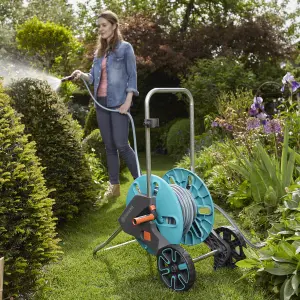 Gardena Aquaroll Freestanding Manual Hose reel set (L)20m