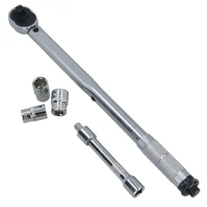 1/2in. Drive Calibrated Torque Wrench Ratchet + Accessories 28Nm - 210Nm