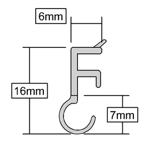 Stormguard  Around Door Seal  Bryseal  White 4 x 1028 + 1 x 914 mm