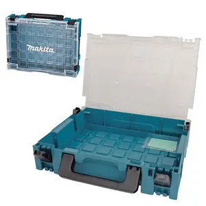 Makita Clear Lid MAKPAC Tool Case Stacking Organiser Tool Box Divider Twin Pack