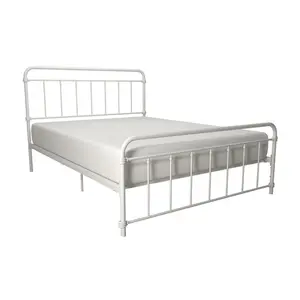 Aanya Bed Frame White / Kingsize (5')