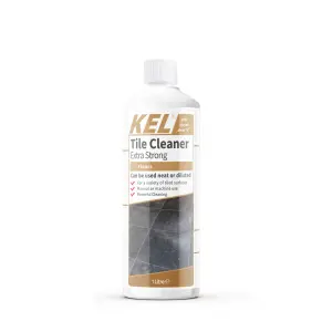 KEL - Tile Cleaner, Ready-To-Use Tile Grout Cleaning Spray, Removes Dirt, Marks & Stains Between Tiled Walls & Floors - 1 Litre