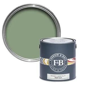 Farrow & Ball Dead Flat Mixed Colour 77 Suffield Green 2.5 Litre