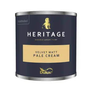 Dulux Heritage Velvet Matt - 125ml Tester Pot - Pale Cream