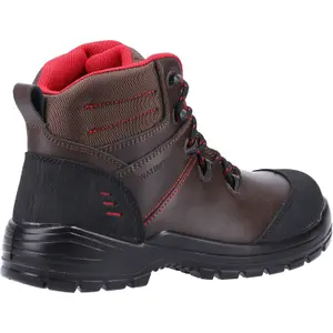 Amblers 308C Metal Free Safety Work Boots Brown (Sizes 4-14)