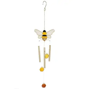 Bee and Honeycomb Decorative Windchime