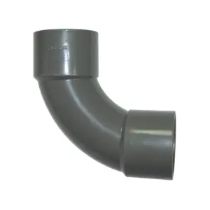 FloPlast ABS Solvent Weld 92.5 Degree Bend 40mm Grey