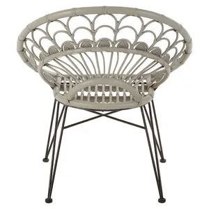 Interiors by Premier Manado Grey Rattan Chair