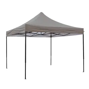 Silver Lined Pop Up 2x2m Gazebo Dark Grey