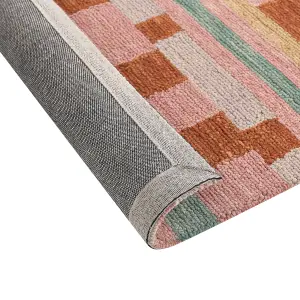 Wool Area Rug 160 x 230 cm Multicolour YOMRA