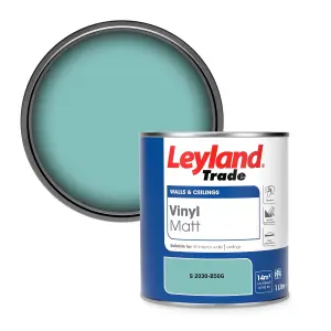 Leyland Trade Vinyl Matt Walls & Ceilings Emulsion Paint (S 2030-B50G) 1L