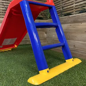 80cm Kids Indoor Outdoor Freestanding Plastic Slide with Ladder and Extension