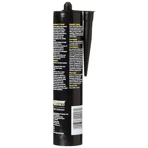 Everbuild Everflex Roof and Gutter Sealant, Black, 300ml (Pack of 6)