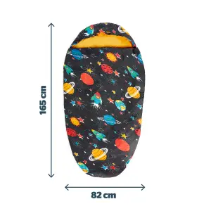 Silentnight Camping Collection Kids Sleeping Bag - Space