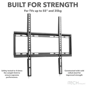 iTech Mount 32" - 55" Fixed TV Wall Mount Bracket