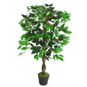 110cm Large Artificial Bushy Ficus Tree