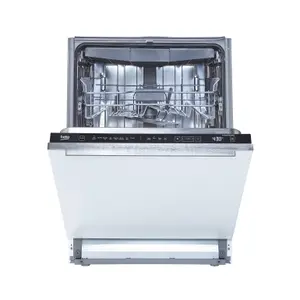 Beko DIN48Q20 Integrated Full size Dishwasher - Black & white