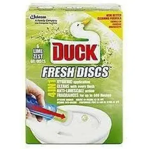 Toilet Duck 36 ml Fresh Disc Gel Lime (Pack of 12)