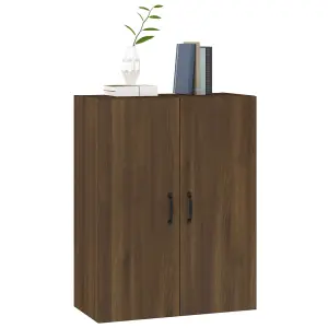 Berkfield Hanging Cabinet Brown Oak 69,5x34x90 cm Engineered Wood