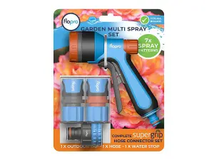 Flopro Garden Multi Spray Gun Set with 7 Versatile Spray Patterns for All Your Gardening Needs