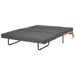 Beliani Retro Sofa Bed EDLAND Dark Grey