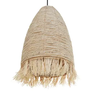 Beliani Boho Pendant Lamp Natural TUTONG