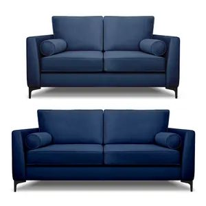 Modern Home Zara 3+2 Seater Sofa Set Navy