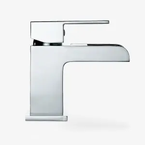 Nes Home Origin Waterfall Cloakroom Basin Mono Mixer & Waste Chrome